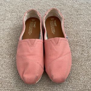 Pink Toms Slip on Shoes